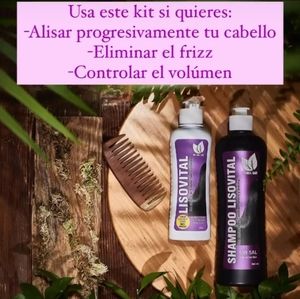 Shampoo liso vital y leave in liso vital